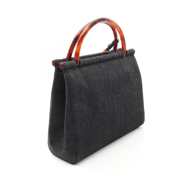 Chanel handbag denim gray brown - Picture 2 of 8